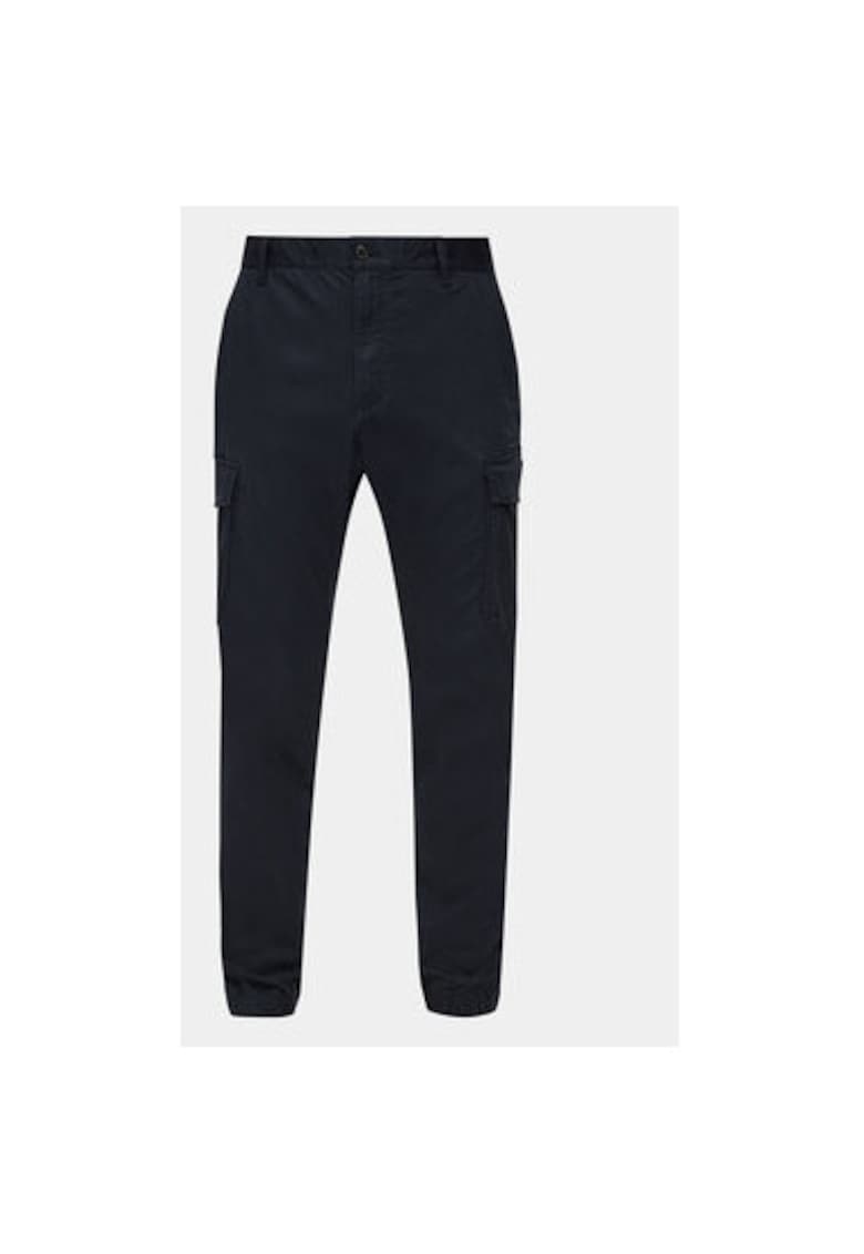 Pantaloni barbati - 303490652 - Bumbac - 42879 - Albastru