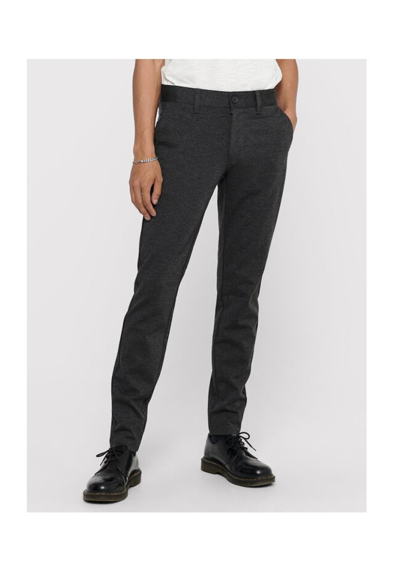 Pantaloni barbati - 208502672 - Gri - Gri