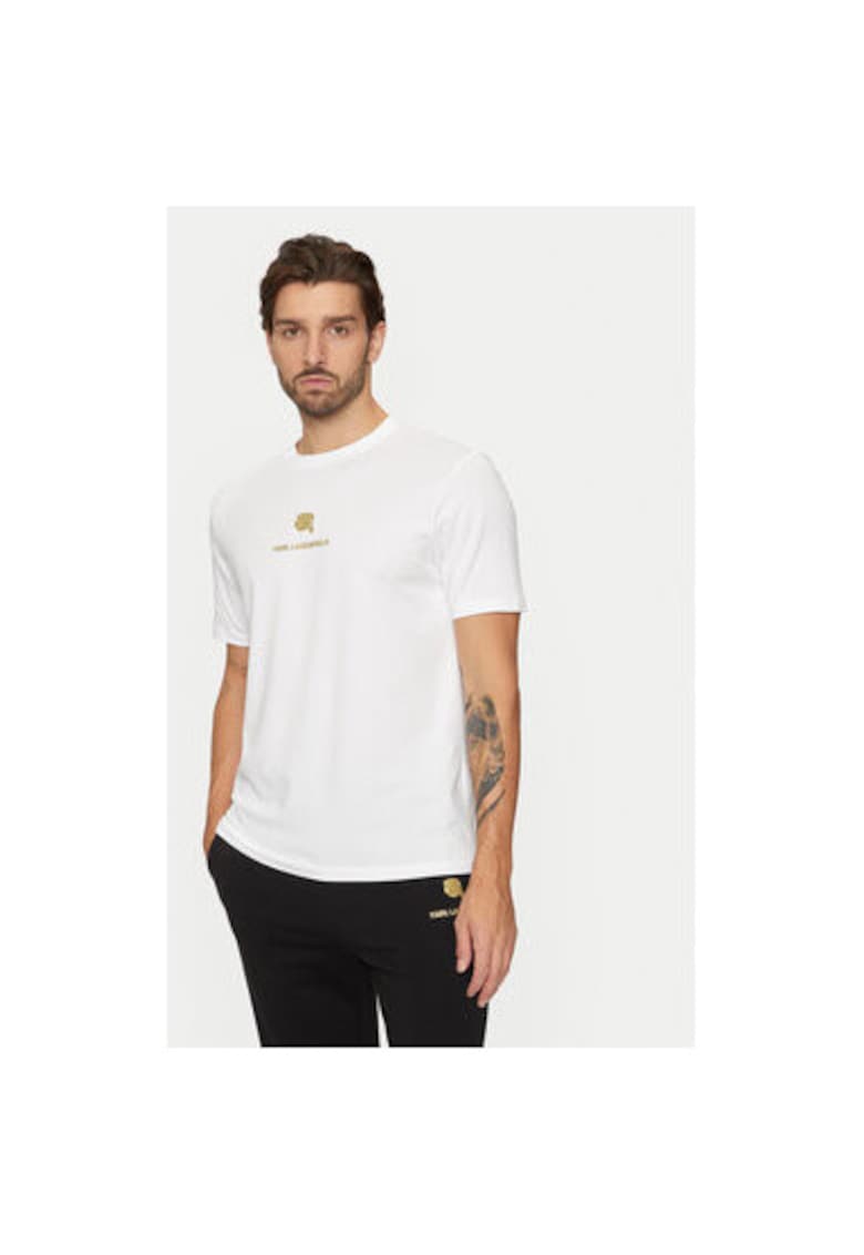 Tricou barbati -  304612527 - Bumbac - Alb