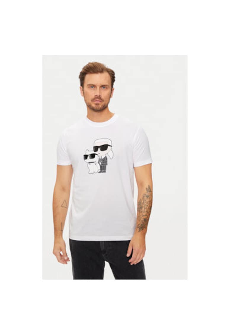 Tricou barbati - 304305962 - Bumbac - Alb Tricou barbati - 304305962 - Bumbac - Alb