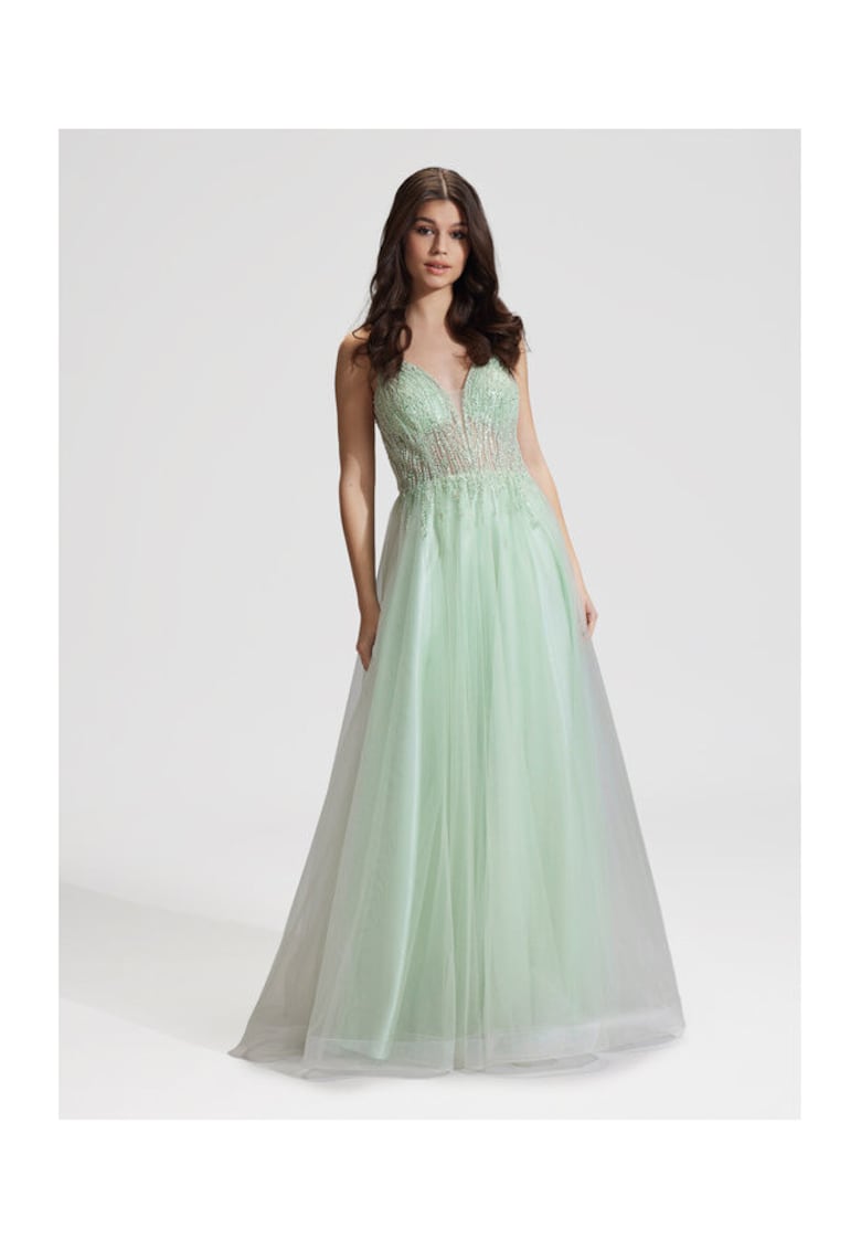Rochie dama - 303564612 - Poliamida - Verde - Verde