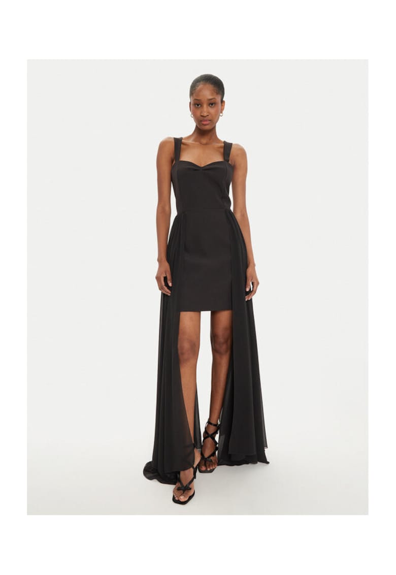Rochie dama - 304993282 - Poliester - Negru - Negru