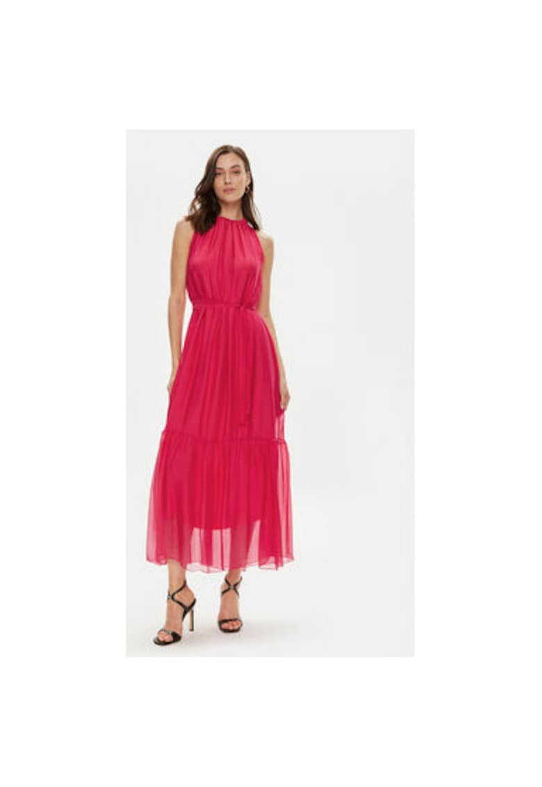 Rochie dama - 304437113 - Viscoza/Matase - Roz