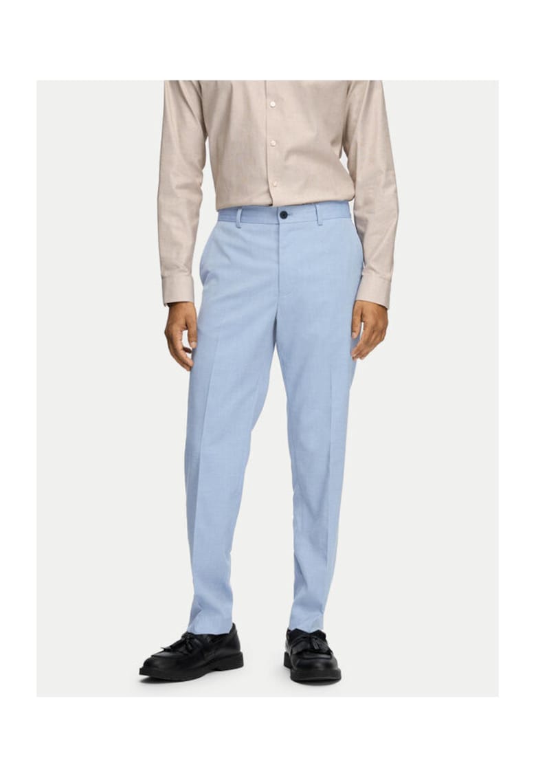 Pantaloni barbati - 304704796 - Poliester reciclat/Viscoza - Albastru - Albastru
