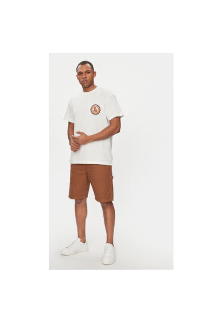 Pantaloni scurti barbati -  303595661 - Bumbac - Maro