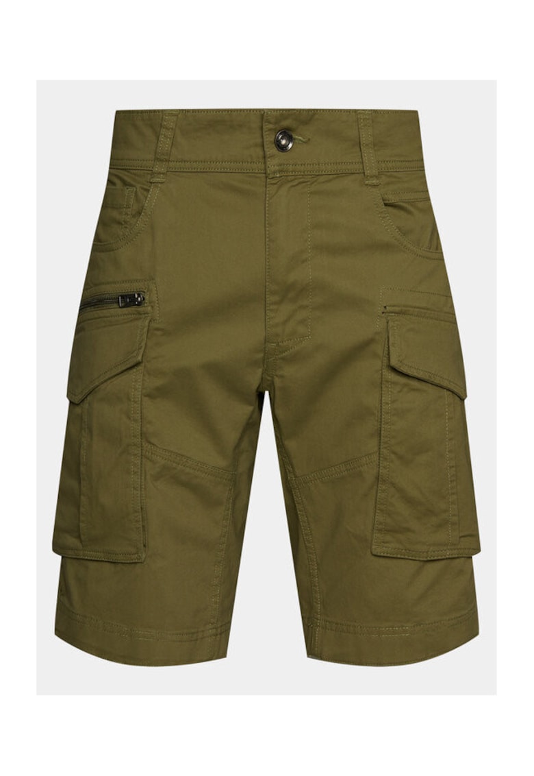 Replay Pantaloni scurti barbati - 303873592 - Bumbac - Verde - Verde