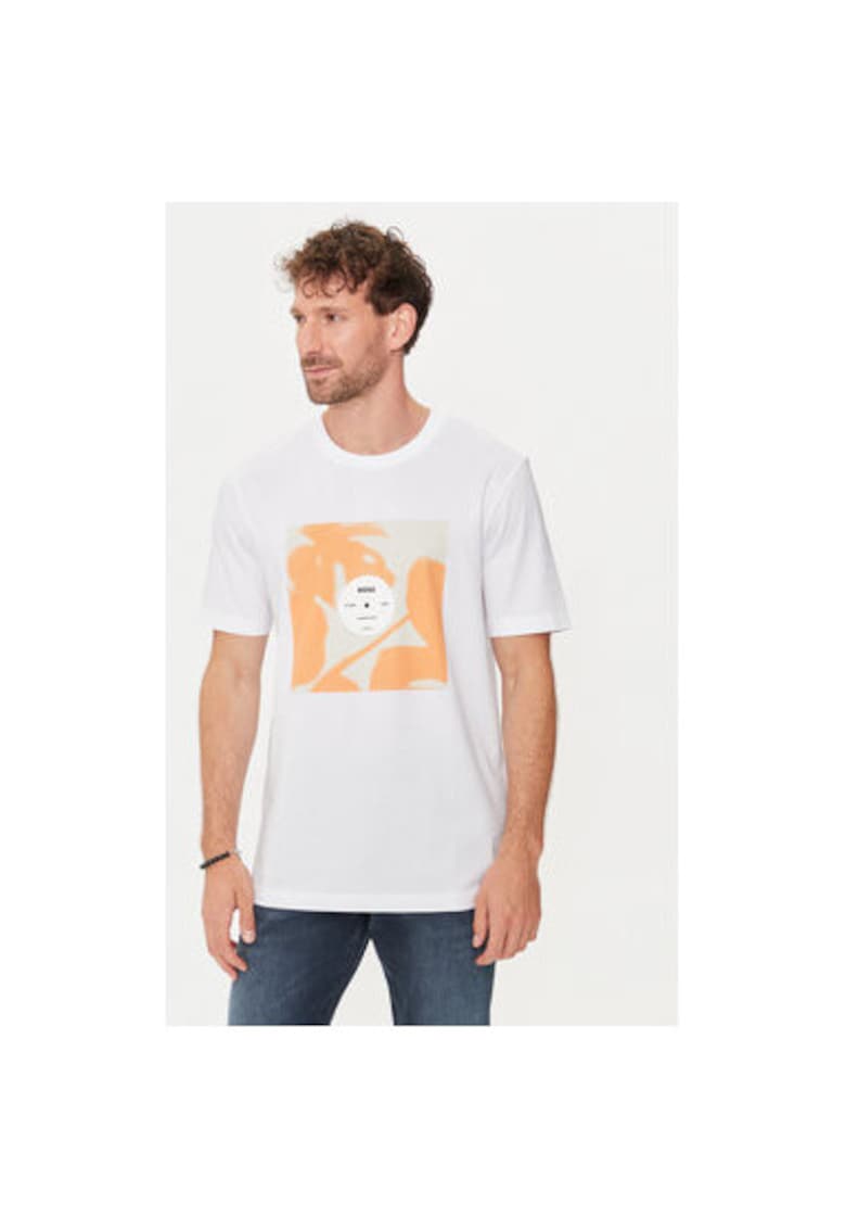 Tricou barbati -  303674328 - Bumbac - Alb