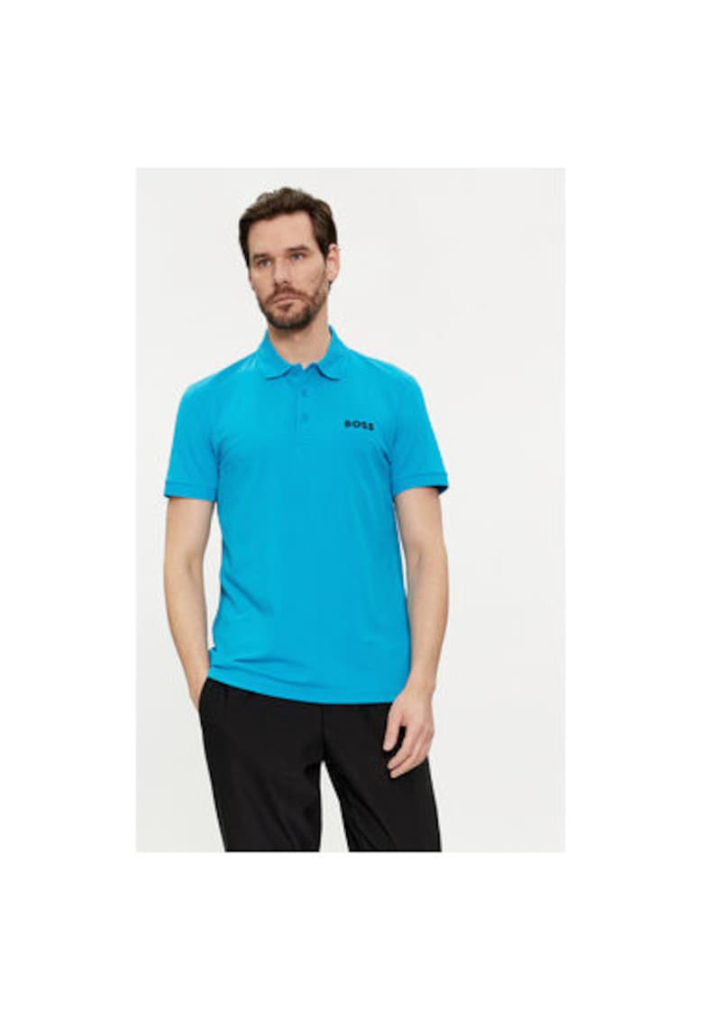 Tricou barbati -  303676933 - Bumbac/Poliester - Albastru