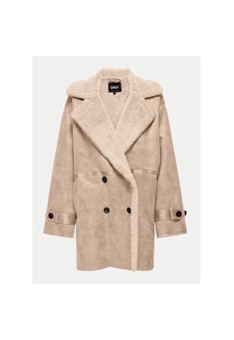 Cojoc dama - 304498718 - Piele ecologica - Bej - Bej