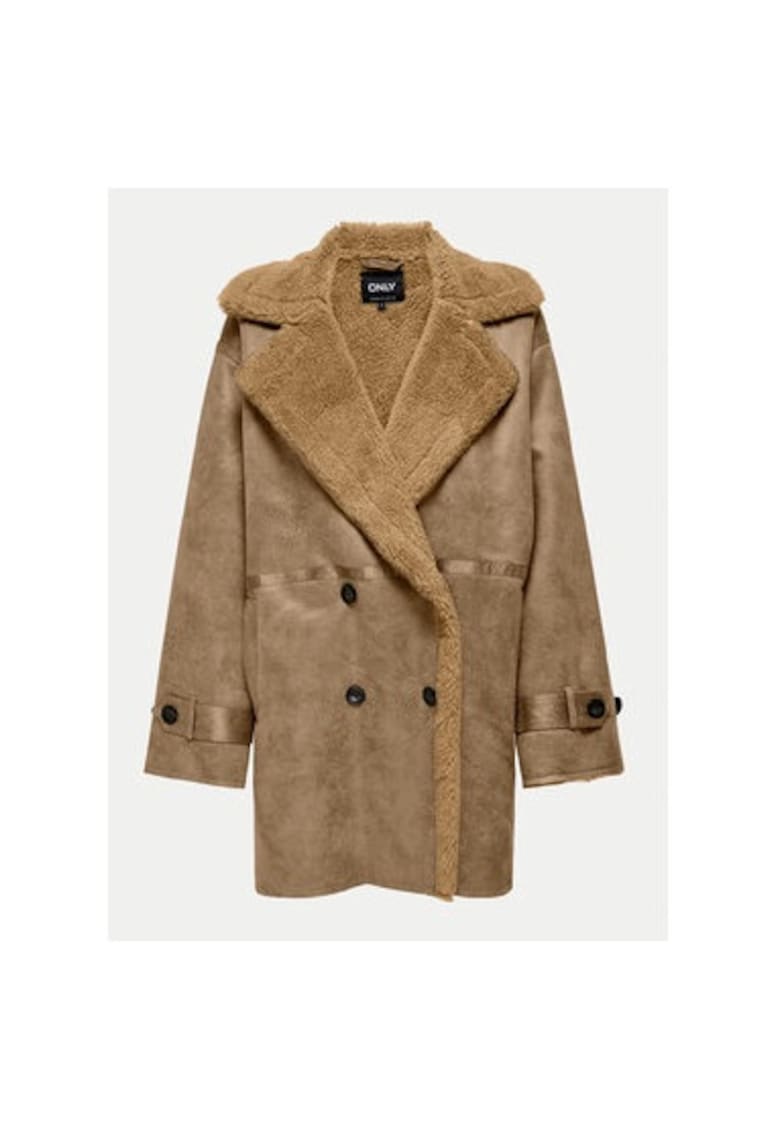 Cojoc dama - 304498688 - Piele ecologica - Maro - Maro