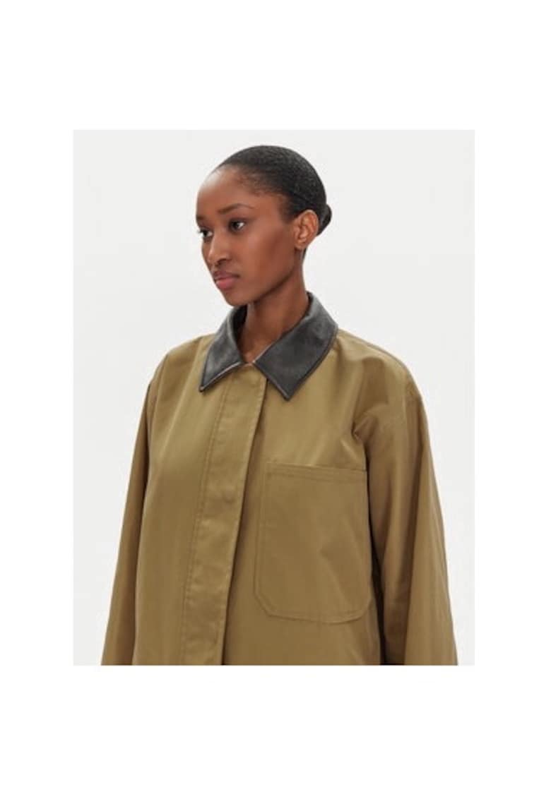 Geaca dama - 305138712 - Bumbac - Bej - Bej