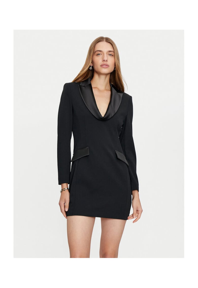 Rochie dama - 304857478 - Poliester - Negru - Negru