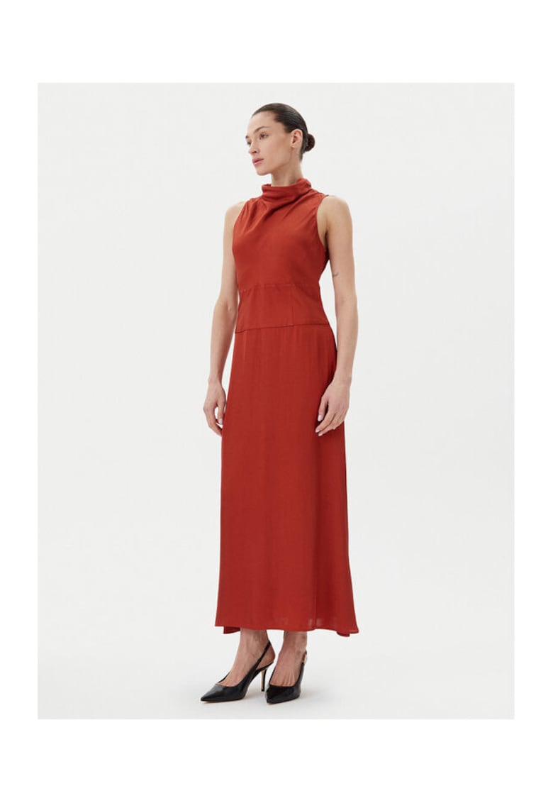 Rochie dama - 303619596 - Acetat - Negru - Negru