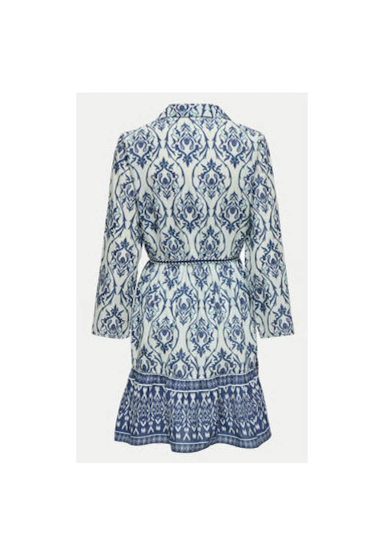 Rochie dama - 304807008 - Bumbac - Albastru Rochie dama - 304807008 - Bumbac - Albastru