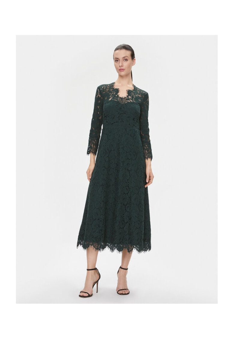 Rochie dama - 303619473 - Bumbac/Poliamida - Verde - Verde