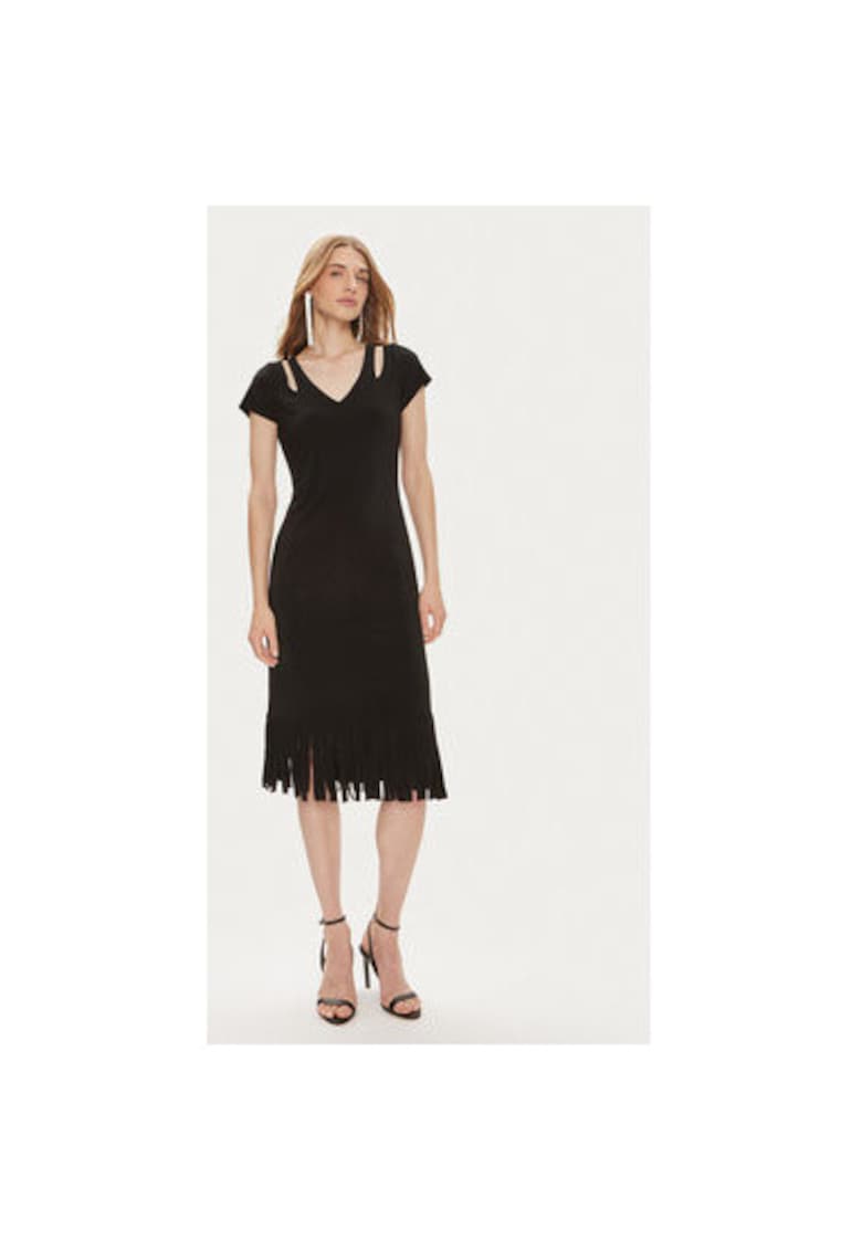 Rochie dama - 303838676 - Poliester - Negru - Negru