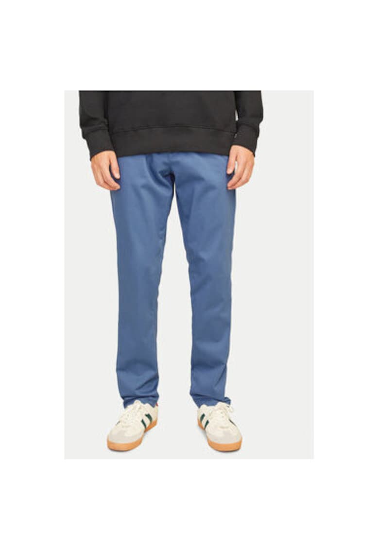 Pantaloni barbati - 304376085 - Bumbac/Bumbac - Albastru