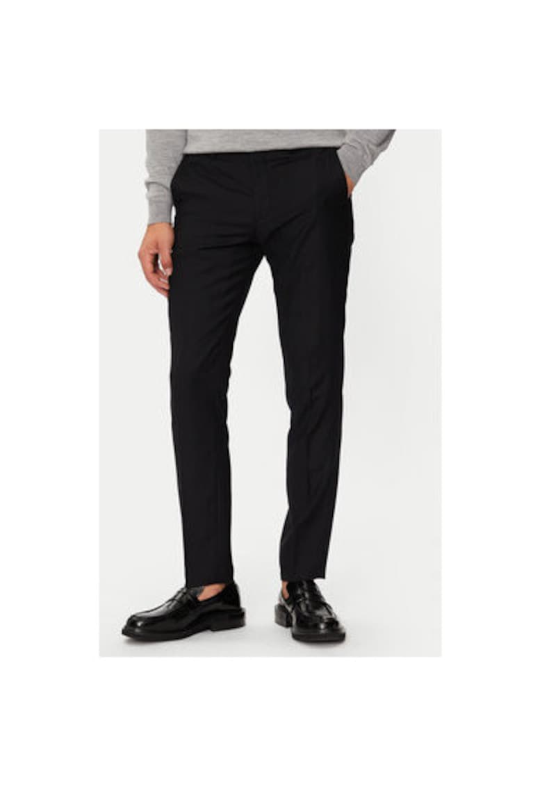 Pantaloni barbati -  304396519 - Poliester reciclat/Lana - Negru Pantaloni barbati -  304396519 - Poliester reciclat/Lana - Negru