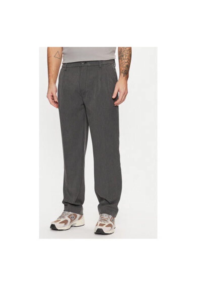 Pantaloni barbati - 304800375 - Poliester/Viscoza - Gri - Gri