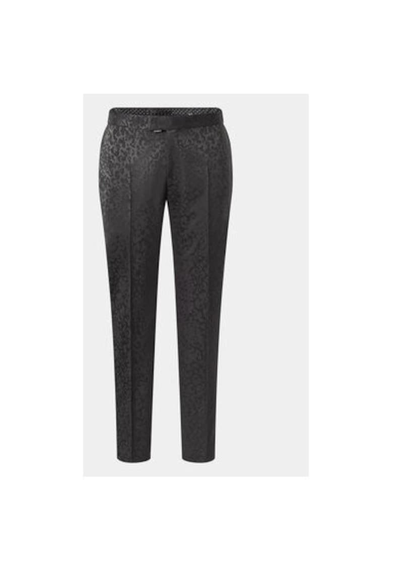 Pantaloni barbati - 303583200 - Poliester/Lana - Negru