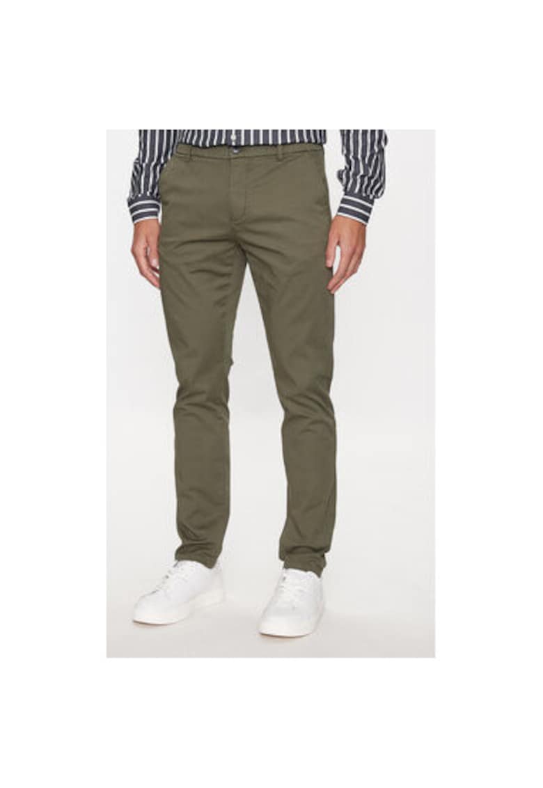 Pantaloni barbati - 303196097 - Bumbac - Verde Pantaloni barbati - 303196097 - Bumbac - Verde