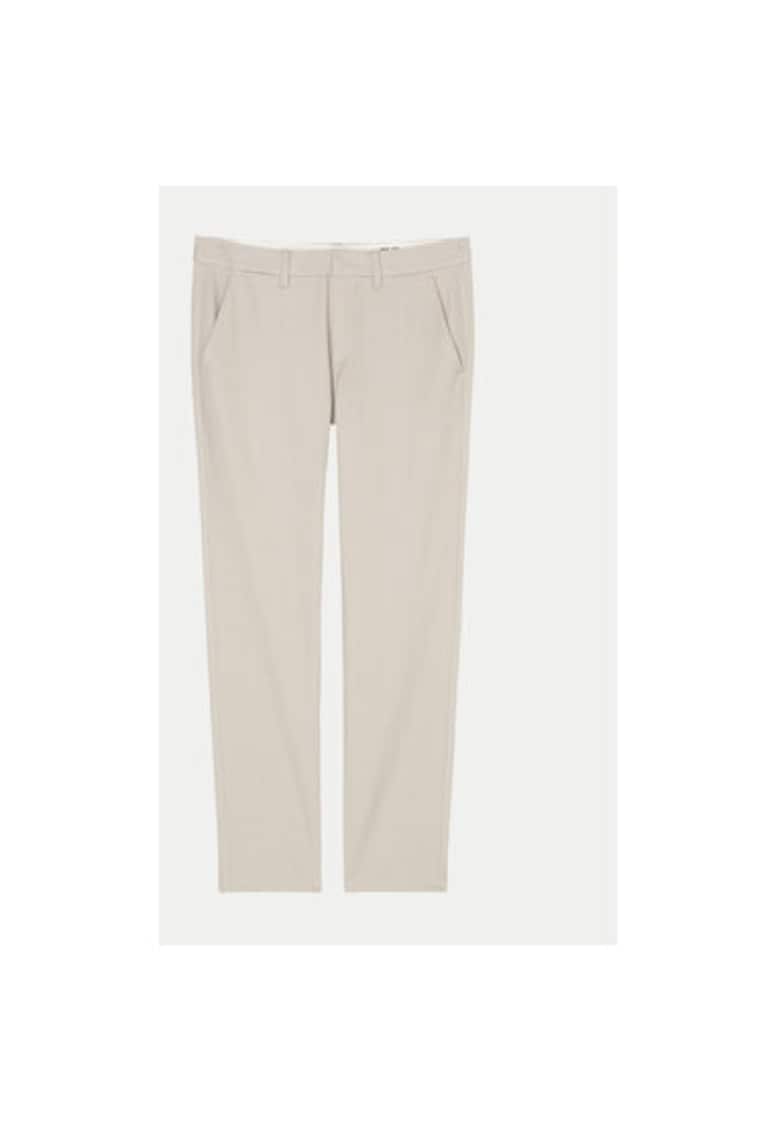 Pantaloni barbati -  304174087 - Bumbac/Lyocell - Bej