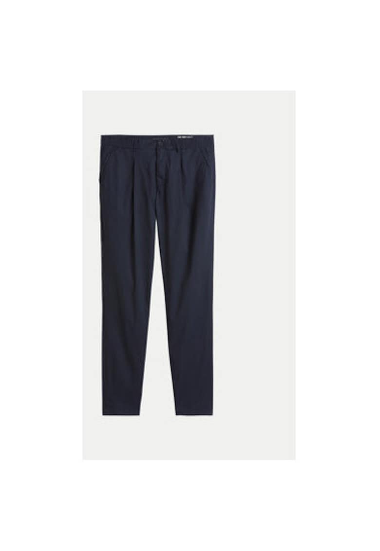 Pantaloni barbati -  304863912 - Bumbac - Albastru