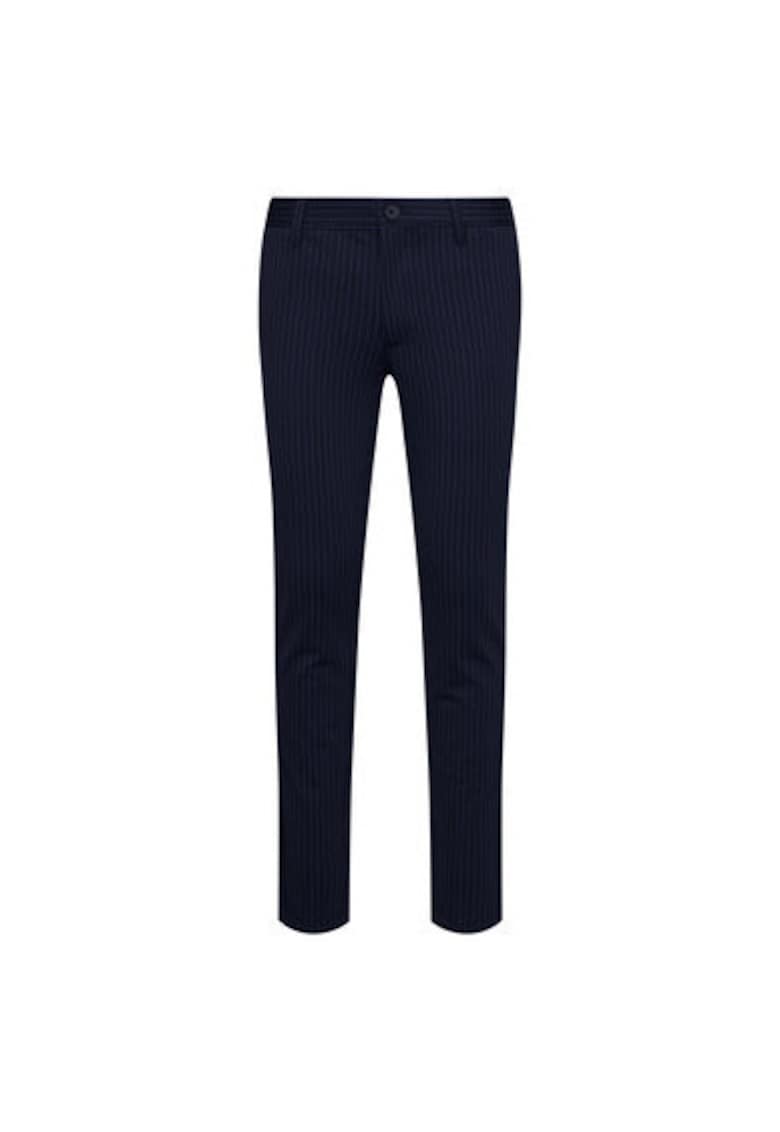 Pantaloni barbati - 208502900 - Poliester/Viscoza - Albastru - Albastru