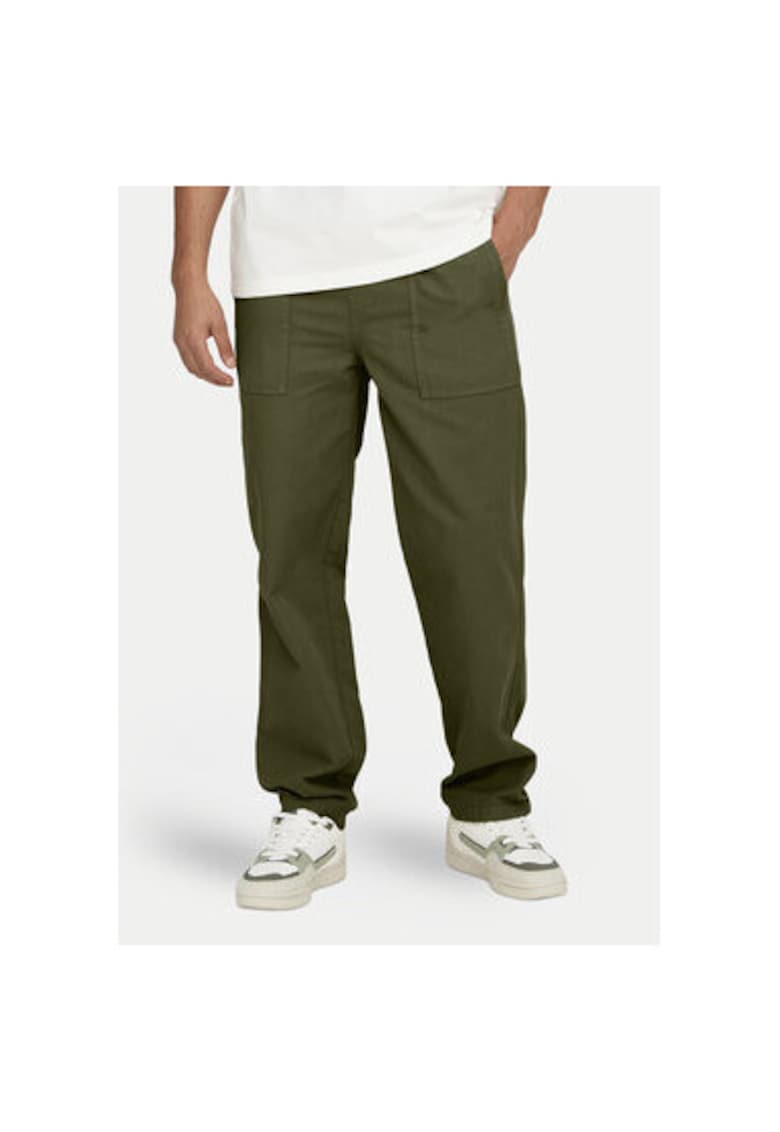 Pantaloni barbati -  304493416 - Bumbac - Verde