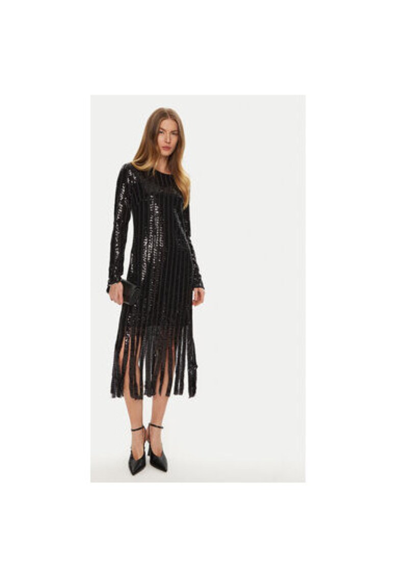 Rochie dama - 304286988 - Poliester - Negru