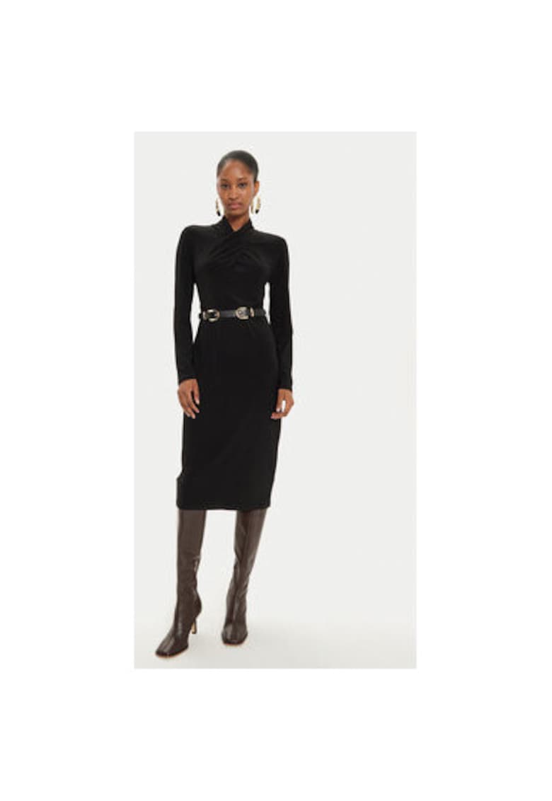 Rochie dama - 304286742 - Poliester - Negru