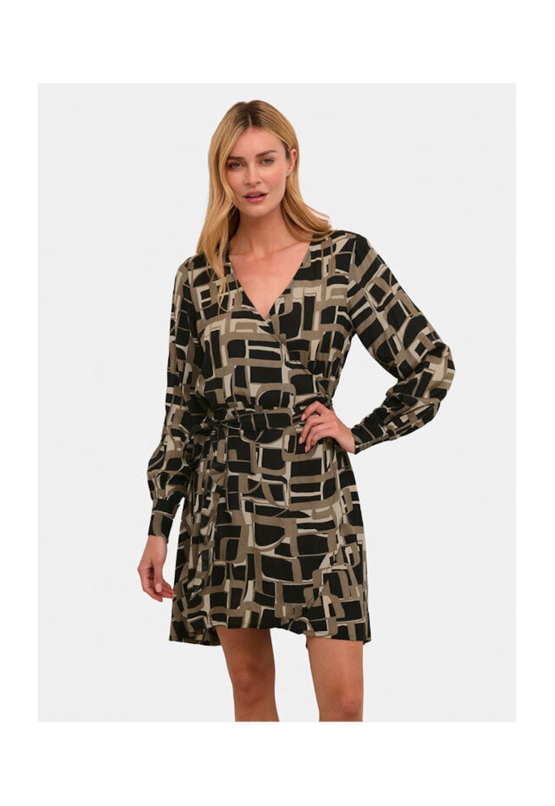 Rochie dama - 304099373 - Viscoza - Negru - Negru