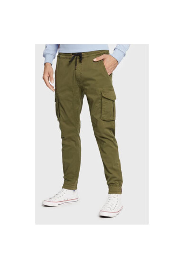 Pantaloni barbati -  301544906 - Bumbac - Verde