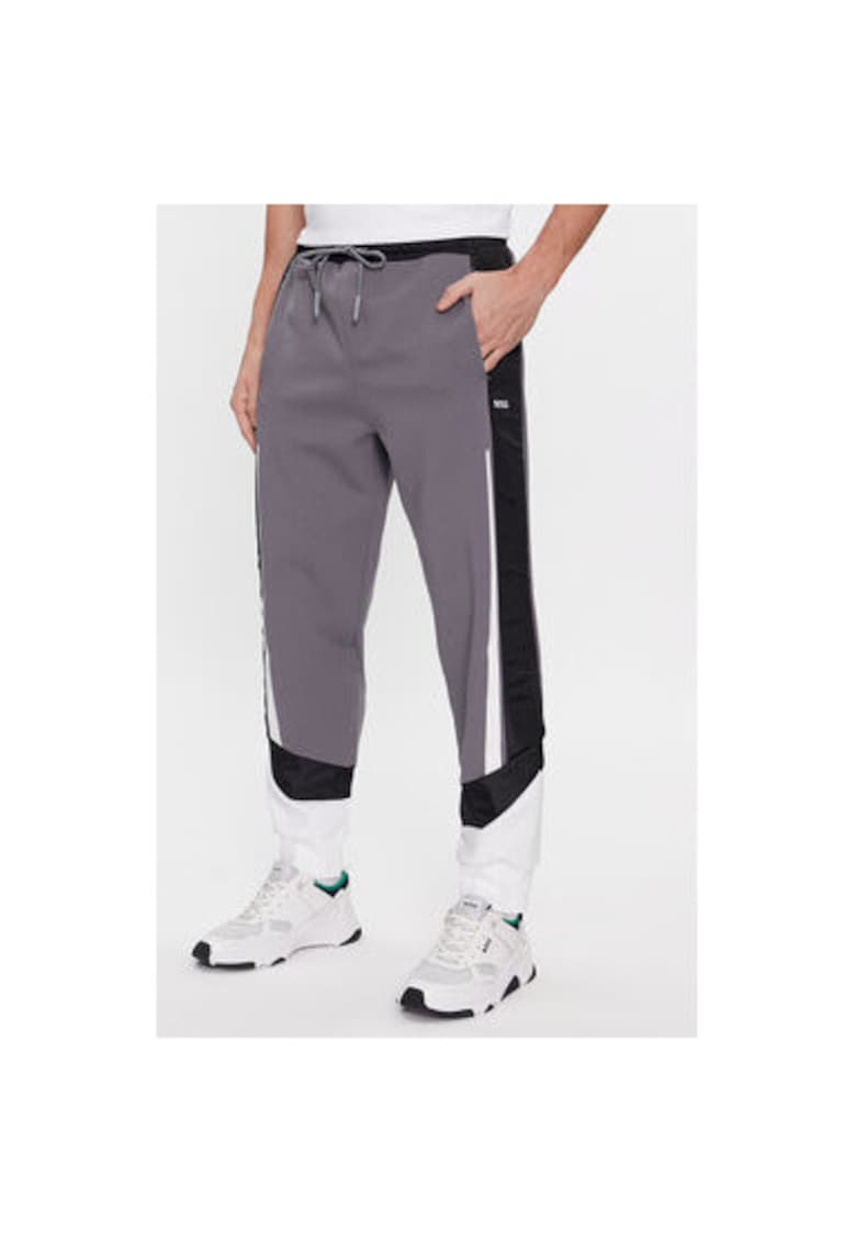 Pantaloni barbati - 303638344 - Bumbac/Poliester - Gri - Gri