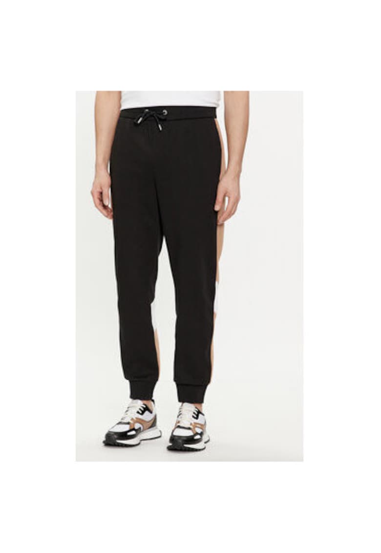 Pantaloni barbati - 303674878 - Bumbac/Poliester - Negru