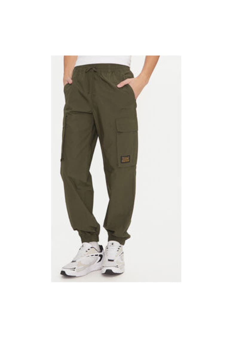 Pantaloni barbati - 304699917 - Bumbac - Verde
