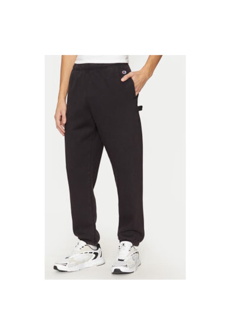 Pantaloni barbati - 304700385 - Bumbac - Negru