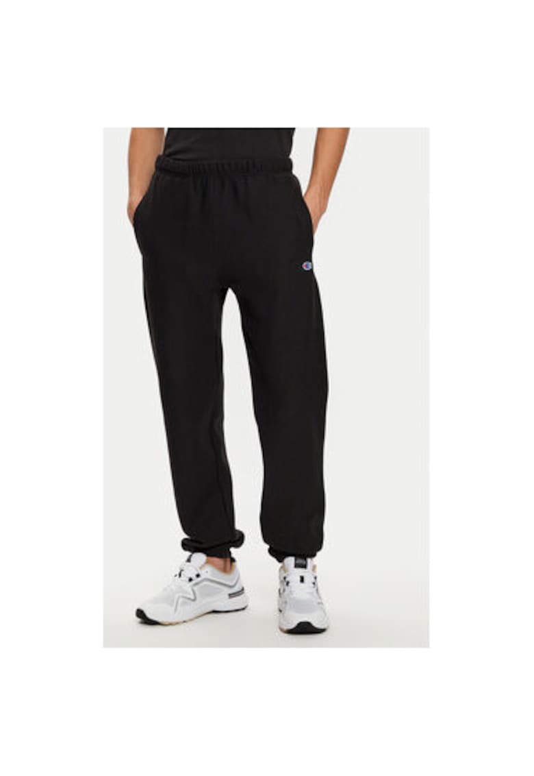 Pantaloni barbati - 304700583 - Bumbac - Negru