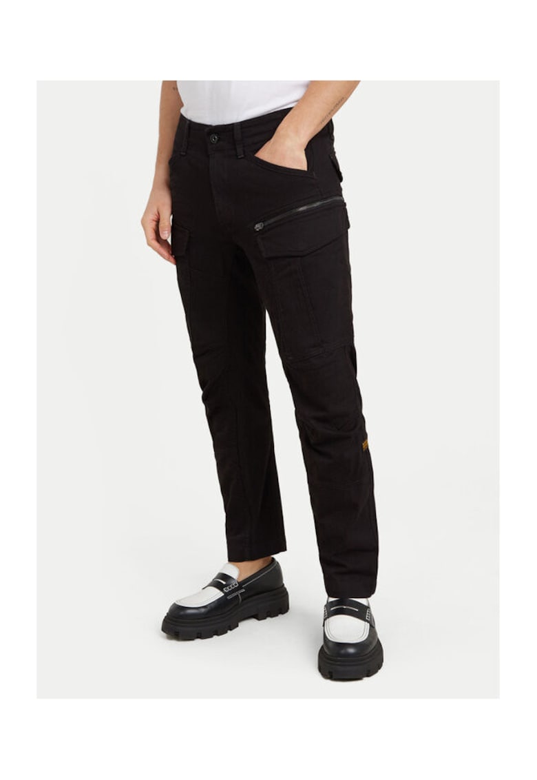 Pantaloni barbati - G Star Raw - 304710292 - Bumbac - Negru - Negru