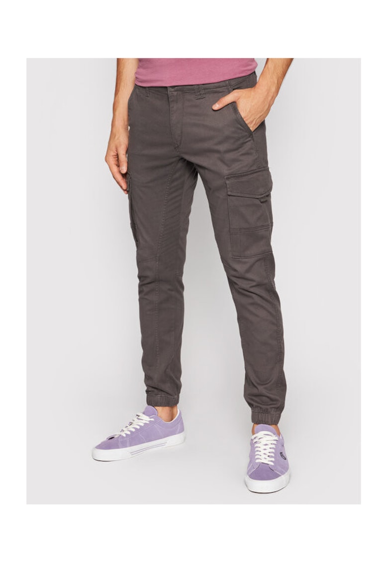 Pantaloni barbati - 208742917 - Bumbac organic - W28-L32 US - Gri