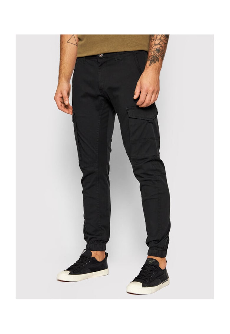Pantaloni barbati - 208742900 - Bumbac organic - W38-L32 US - Negru