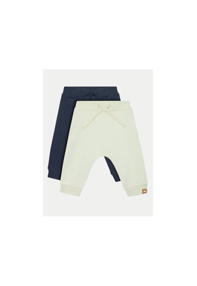 Set 2 pantaloni copii - 304434198 - Bumbac organic - Bej