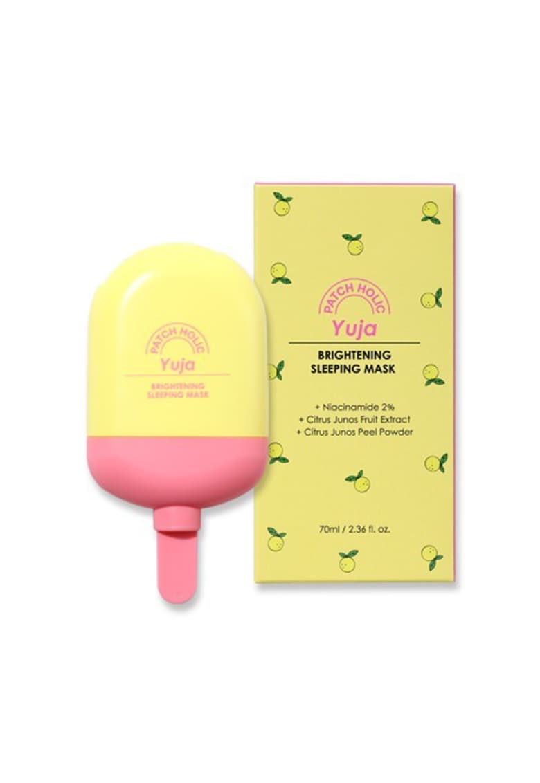 Masca iluminatoare pentru noapte cu extract de yuja. 70g