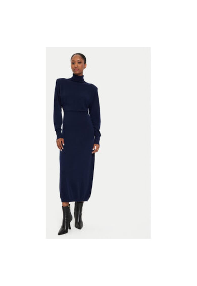 Rochie dama - 304638367 - Poliamida/Viscoza/Lana - One Size INTL - Albastru