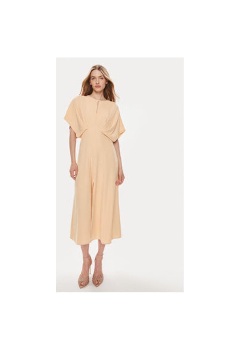 Rochie dama - 304352614 - Poliester - Portocaliu Rochie dama - 304352614 - Poliester - Portocaliu