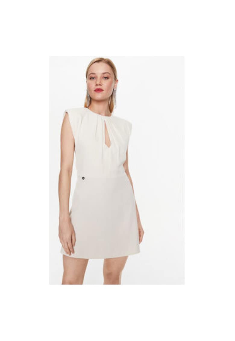 Rochie dama - 302819423 - Poliester - Bej