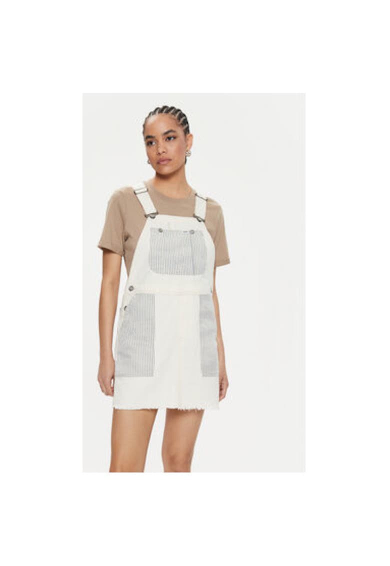 Rochie dama - 303592769 - Bumbac - Bej