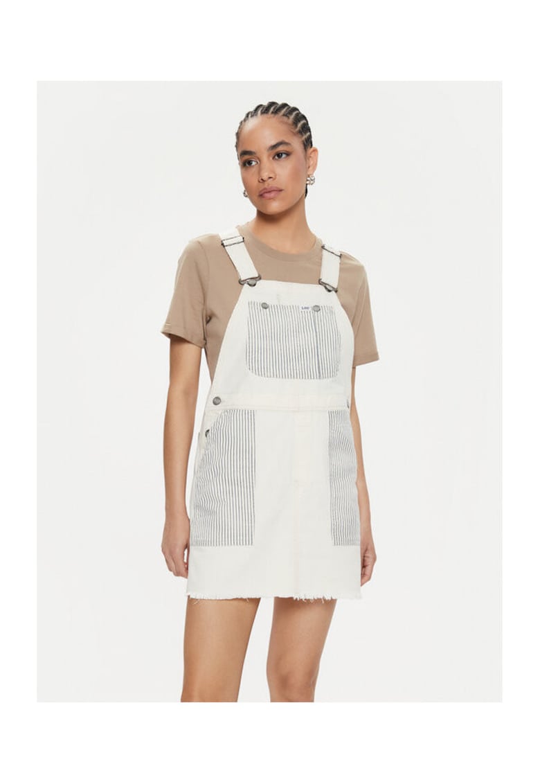 Rochie dama - 303592769 - Bumbac - Bej - Bej