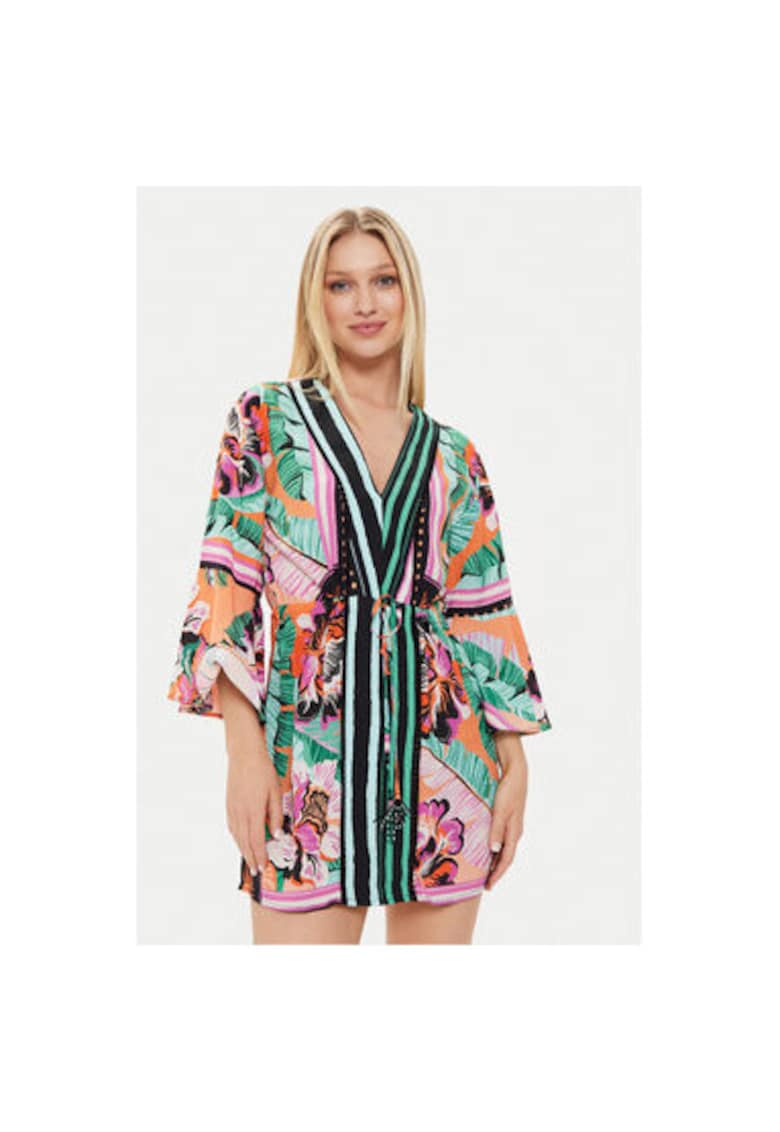 Rochie dama - 304019715 - Viscoza - Multicolor - Multicolor