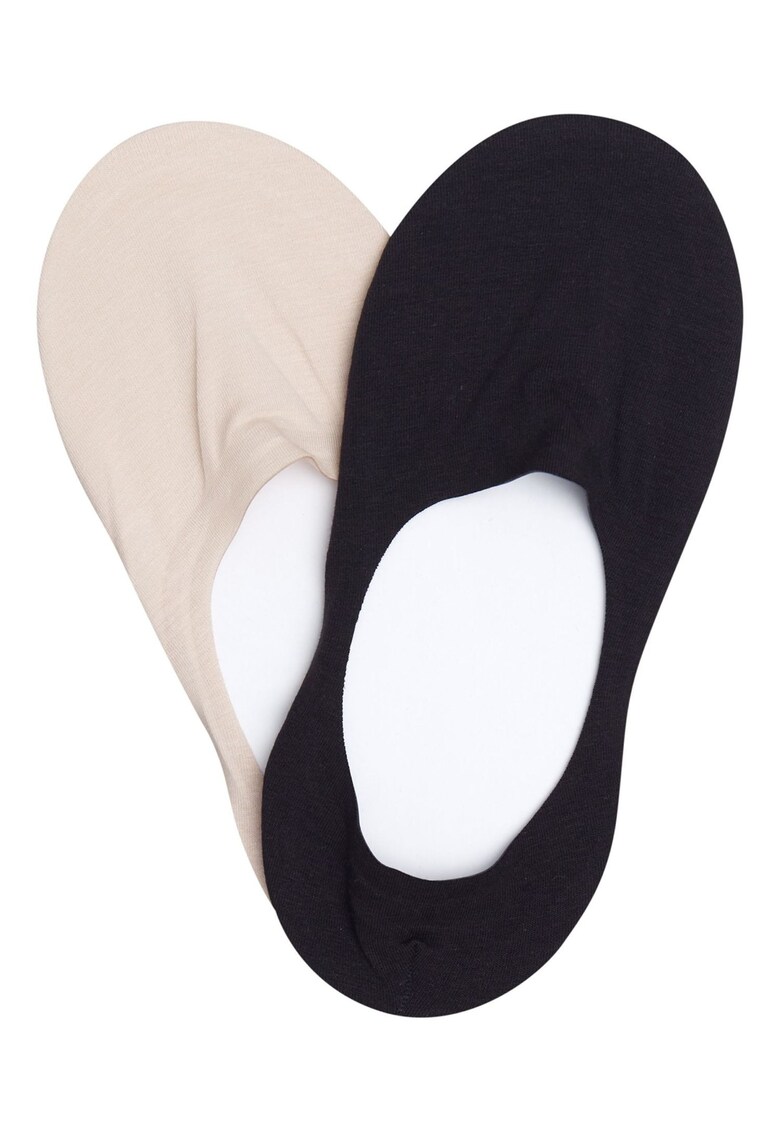 Sosete dama Rome set de 2 perechi Negru - bej - Negru
